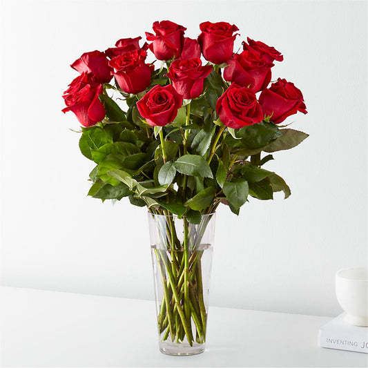 Long Stem Red Rose Bouquet – Fleuriste Boucherville, Boucherville PQ