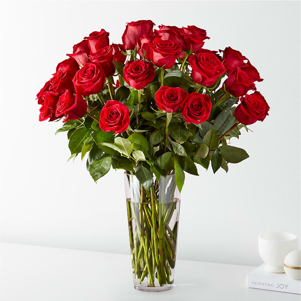 Long Stem Red Rose Bouquet – Fleuriste Boucherville, Boucherville PQ