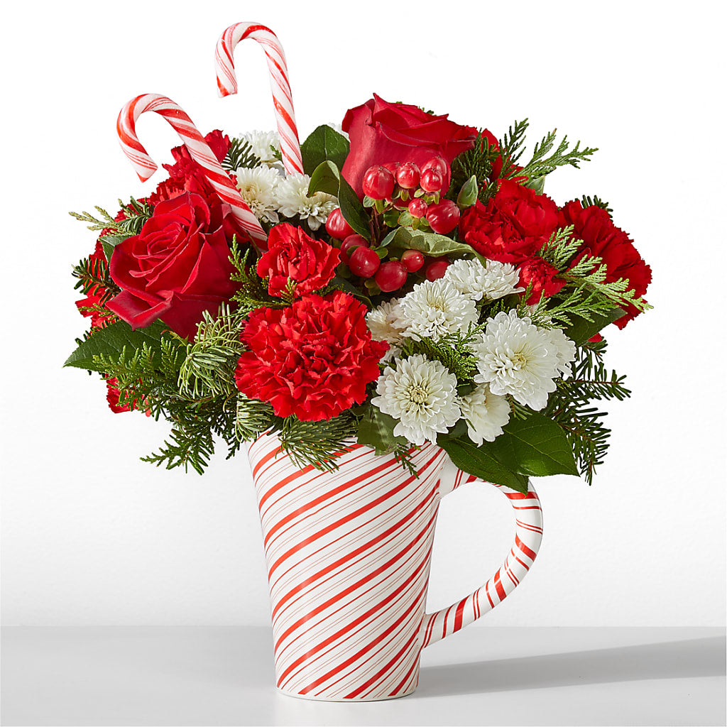 Peppermint Swirl Mug – Fleuriste Boucherville, Boucherville PQ