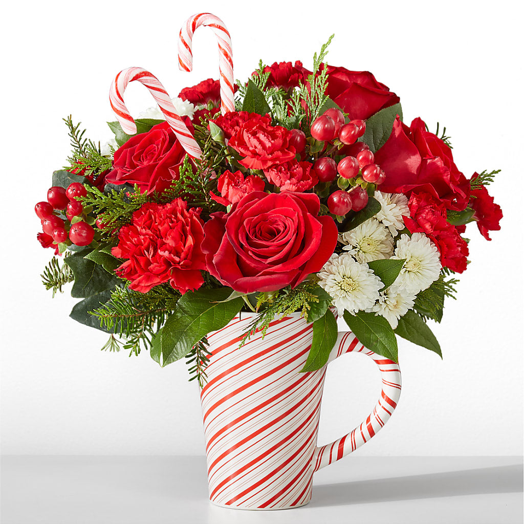 Peppermint Swirl Mug – Fleuriste Boucherville, Boucherville PQ