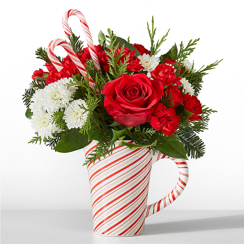 Peppermint Swirl Mug – Fleuriste Boucherville, Boucherville PQ