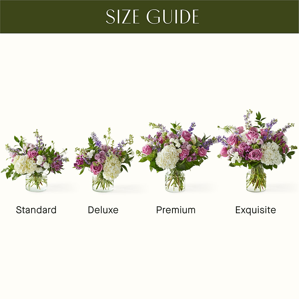 Violet Caress Bouquet – Fleuriste Boucherville, Boucherville PQ