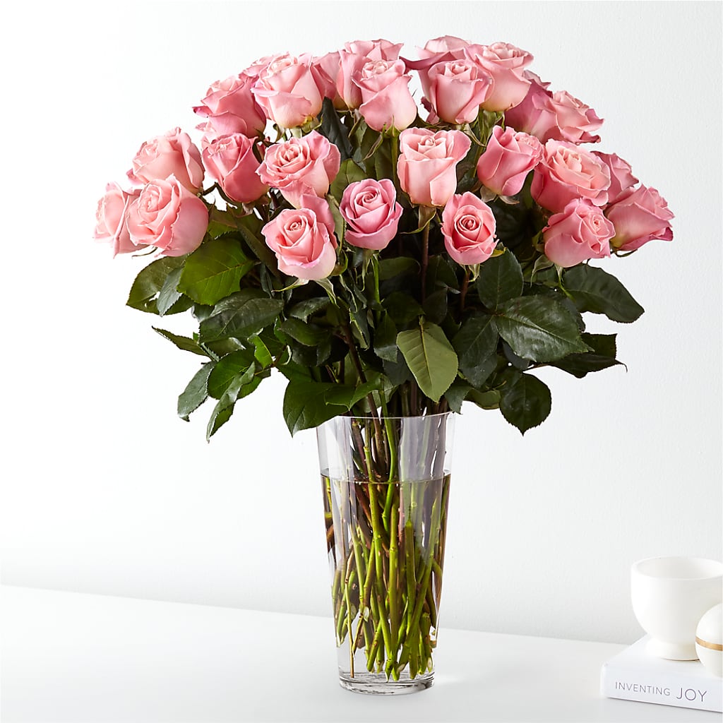 Long Stem Pink Rose Bouquet – Fleuriste Boucherville, Boucherville PQ