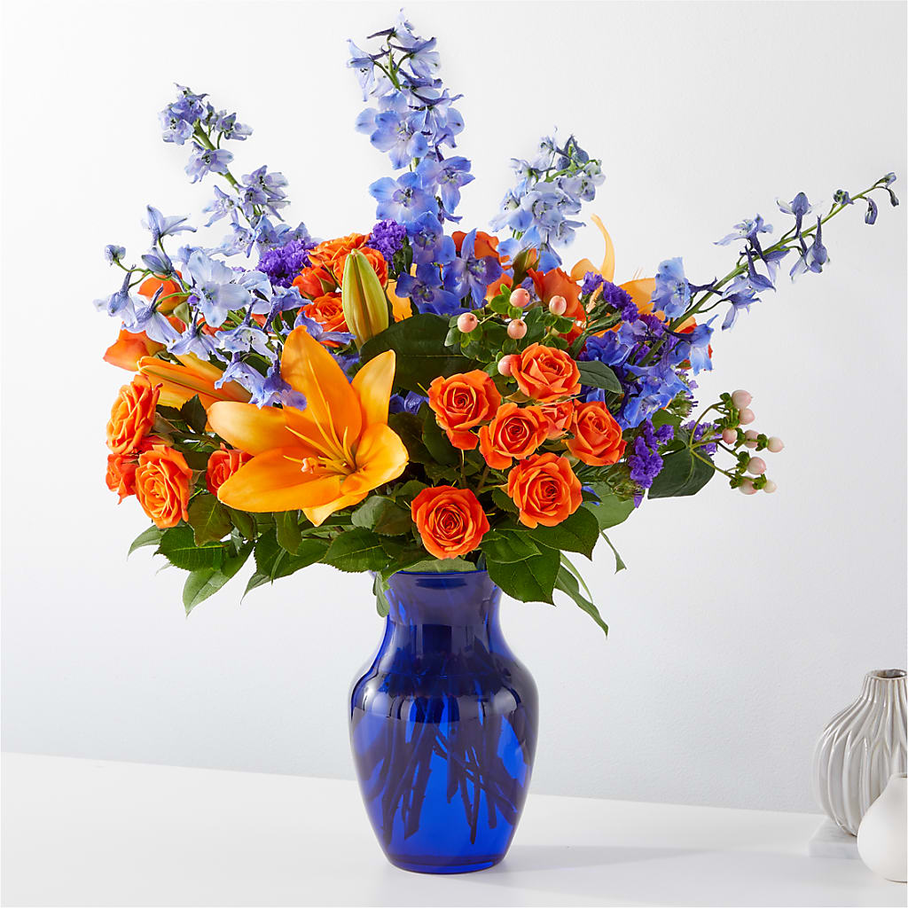 Radiant Citrus Bouquet – Fleuriste Boucherville, Boucherville PQ