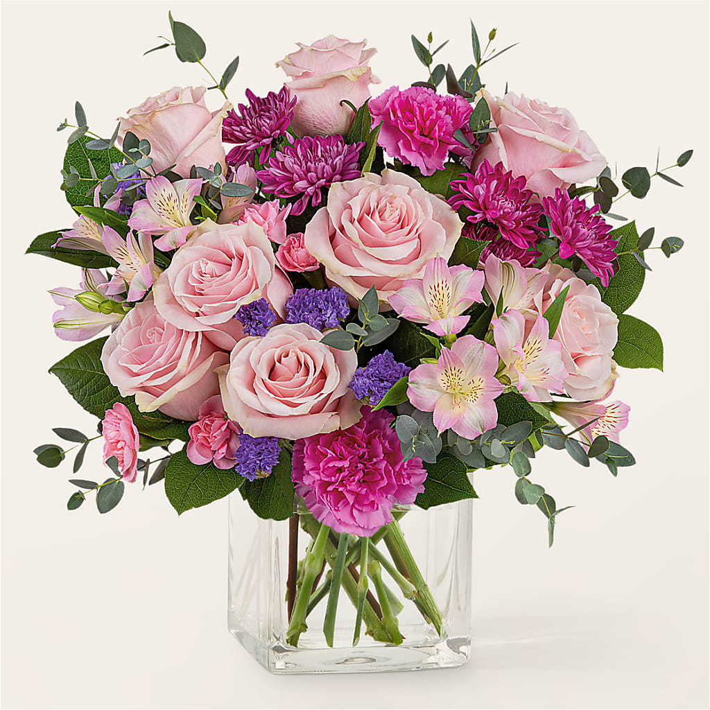 Rosy Radiance Bouquet – Fleuriste Boucherville, Boucherville PQ