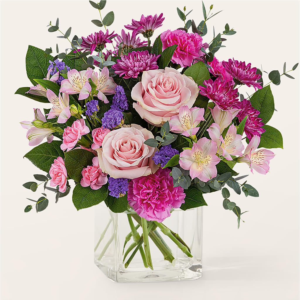Rosy Radiance Bouquet – Fleuriste Boucherville, Boucherville PQ