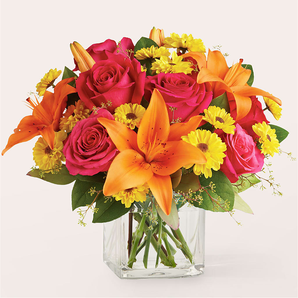 Neon Lights Bouquet – Fleuriste Boucherville, Boucherville PQ