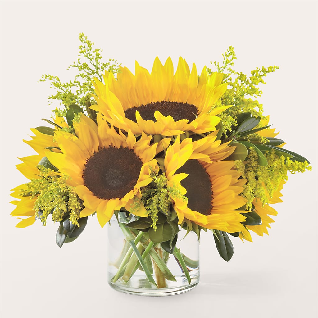 Beaming Sunflower Bouquet – Fleuriste Boucherville, Boucherville PQ