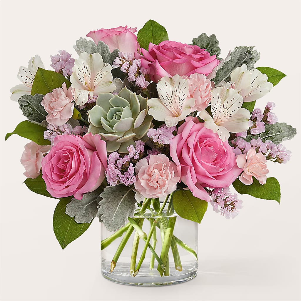 Dusty Rose Bouquet – Fleuriste Boucherville, Boucherville PQ