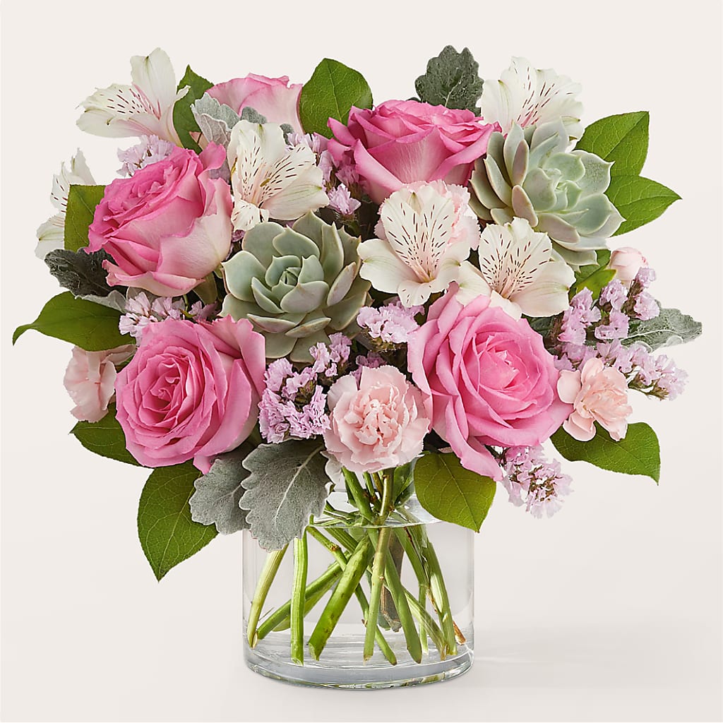 Dusty Rose Bouquet – Fleuriste Boucherville, Boucherville PQ