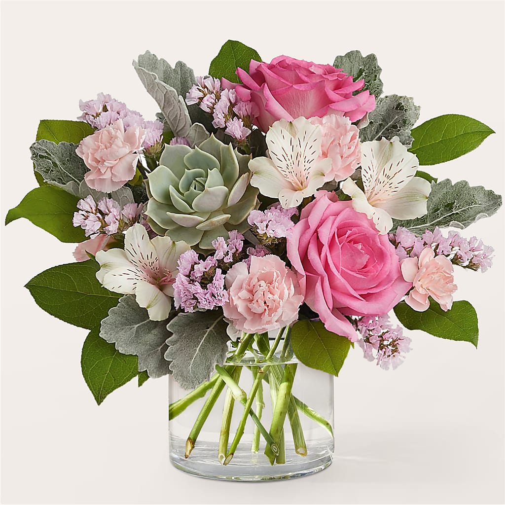 Dusty Rose Bouquet – Fleuriste Boucherville, Boucherville PQ