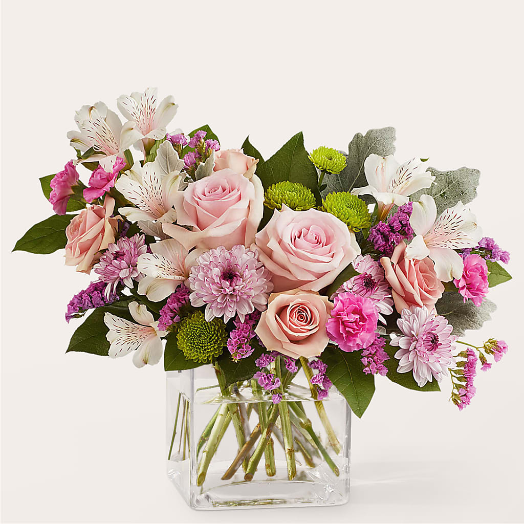 Pink Suede Bouquet – Fleuriste Boucherville, Boucherville PQ