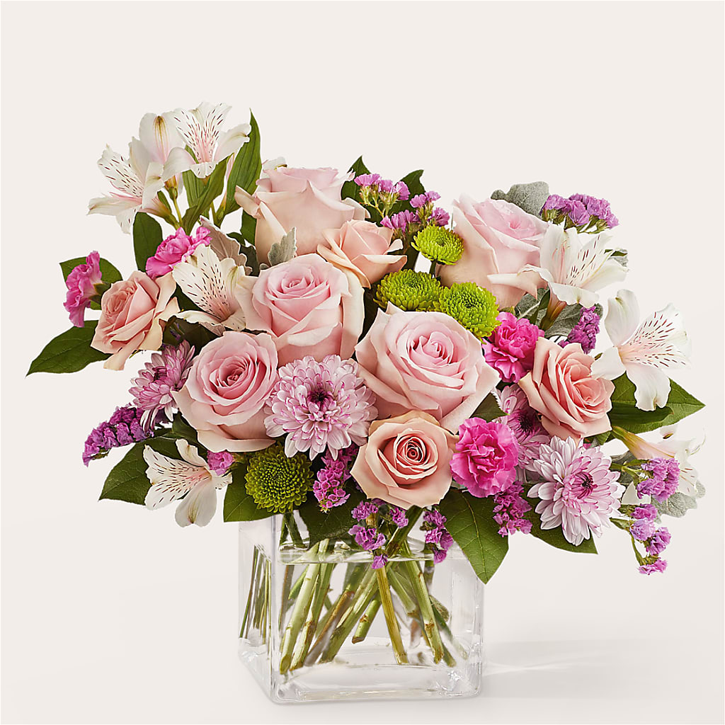 Pink Suede Bouquet – Fleuriste Boucherville, Boucherville PQ