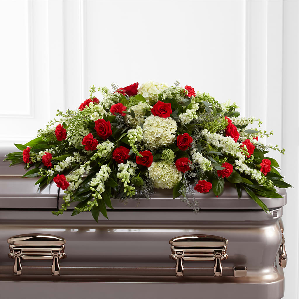 Sincerity Casket Spray – Fleuriste Boucherville, Boucherville PQ