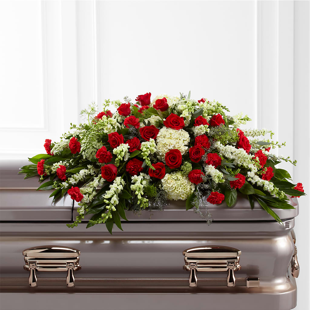 Sincerity Casket Spray – Fleuriste Boucherville, Boucherville PQ