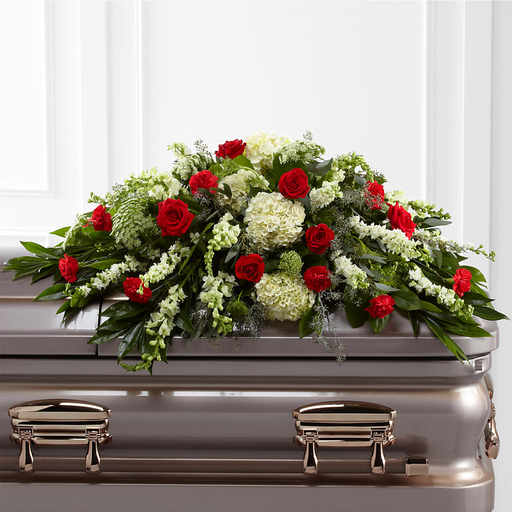 Sincerity Casket Spray – Fleuriste Boucherville, Boucherville PQ