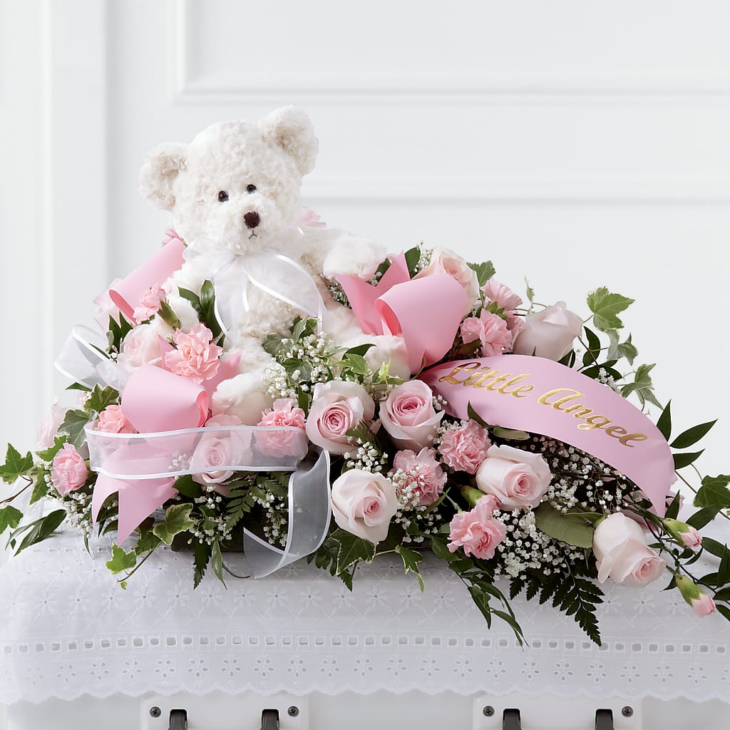 Touch of Sympathy Casket Spray – Fleuriste Boucherville, Boucherville PQ