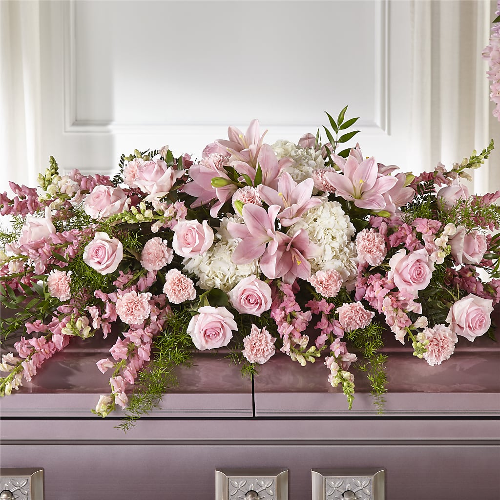Life & Remembrance Casket Spray – Fleuriste Boucherville, Boucherville PQ