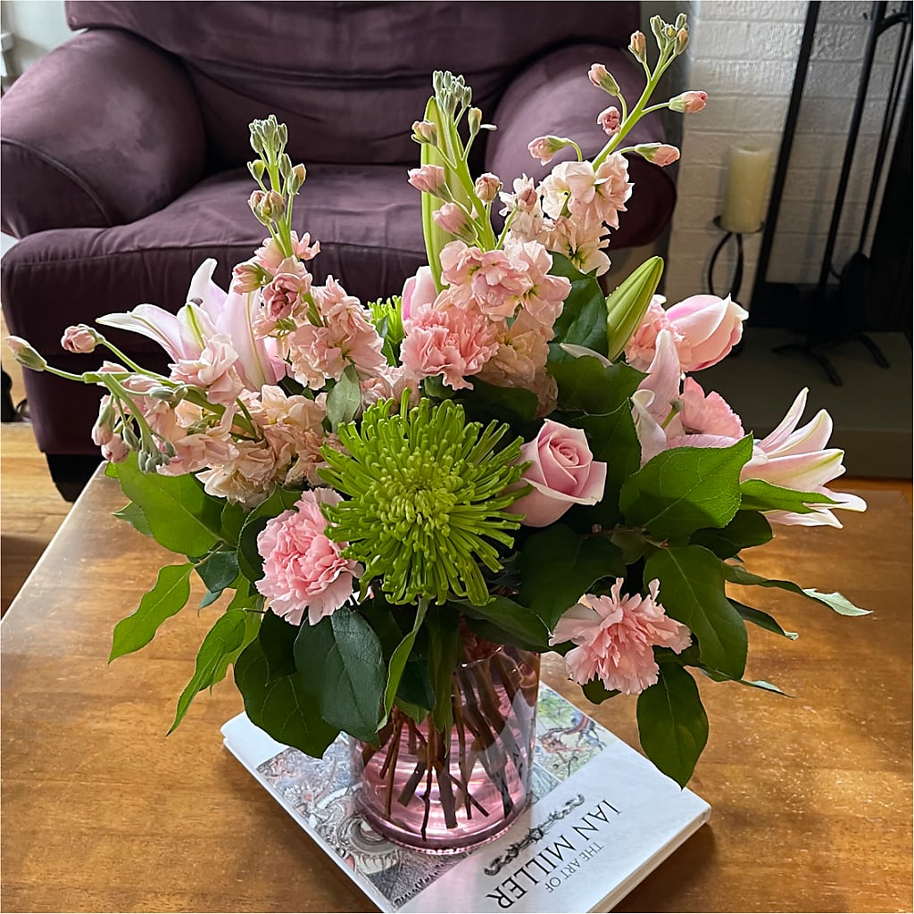 Pretty in Pink Bouquet – Fleuriste Boucherville, Boucherville PQ