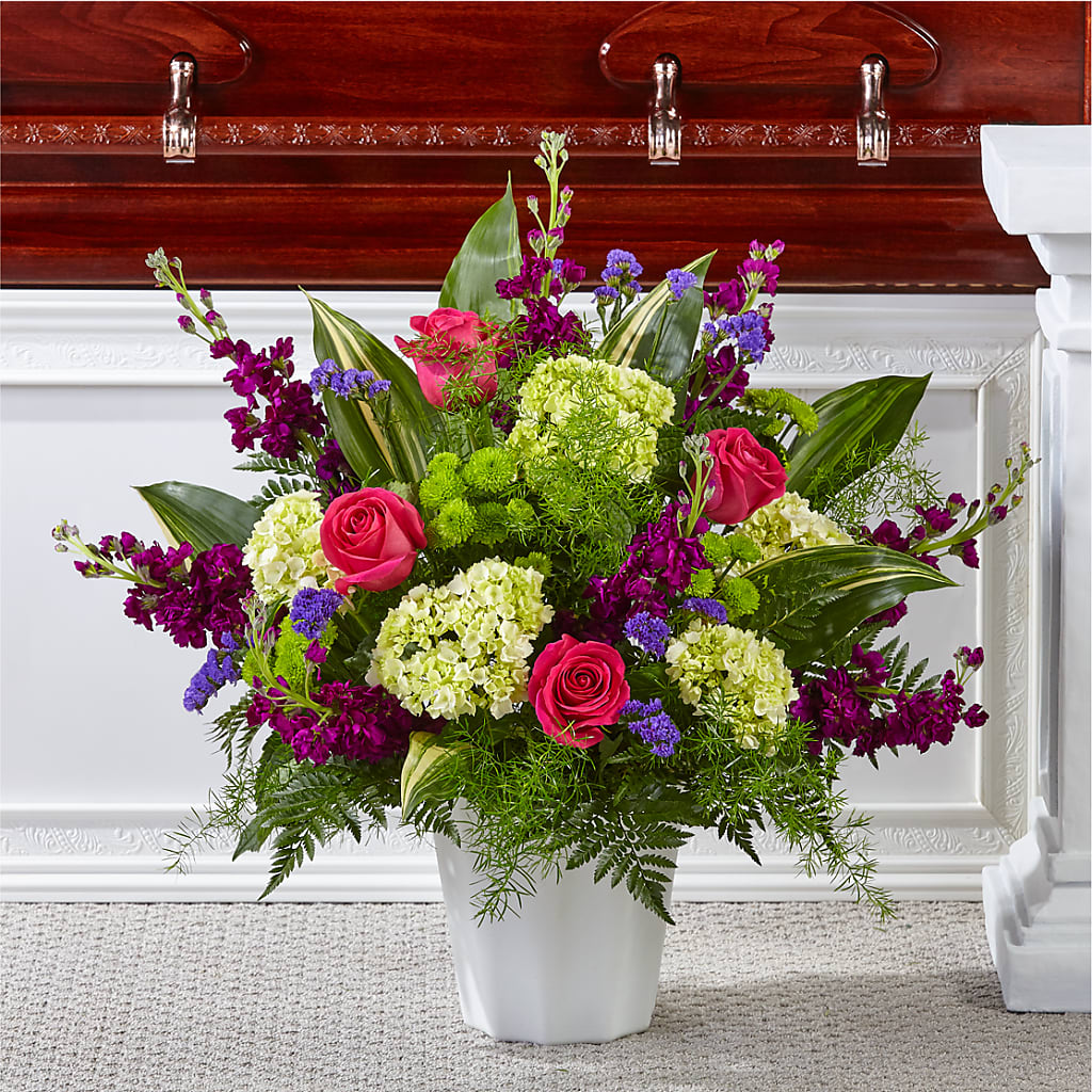 Beautiful Horizons Floor Basket – Fleuriste Boucherville, Boucherville PQ