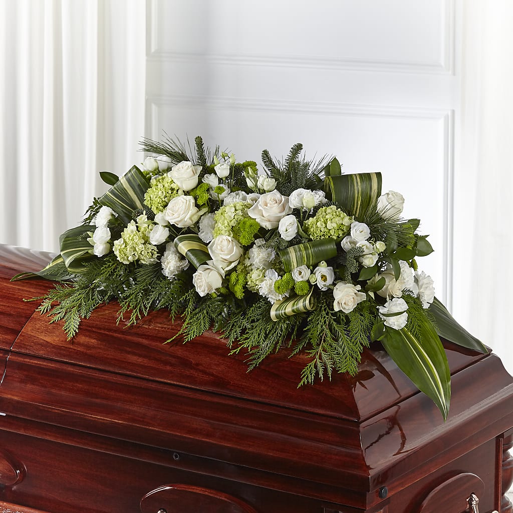 Hopeful Gesture Casket Spray – Fleuriste Boucherville, Boucherville PQ