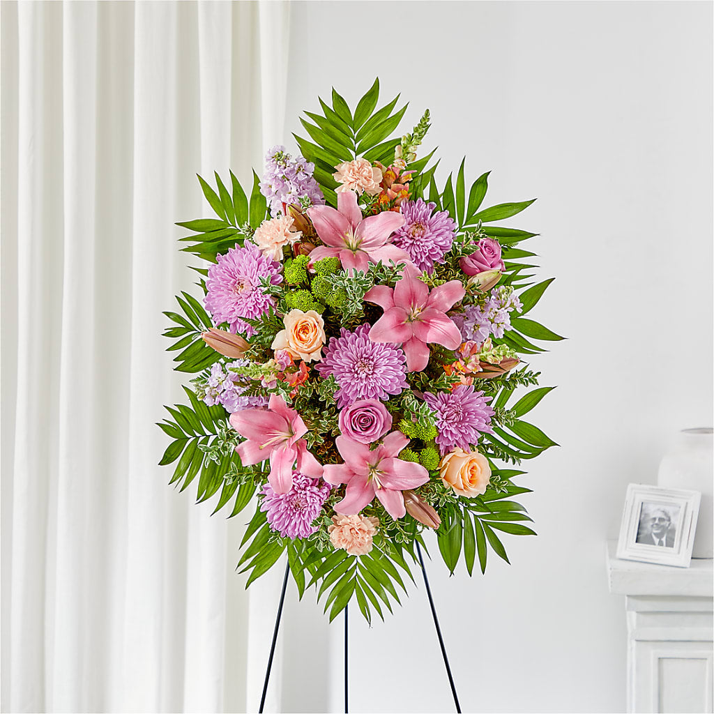 Love & Light Standing Spray – Fleuriste Boucherville, Boucherville PQ