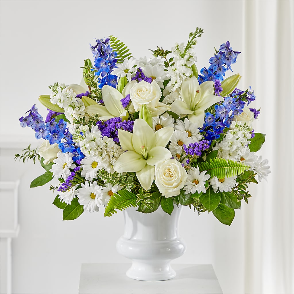 Expressions of Hope Urn Arrangement – Fleuriste Boucherville, Boucherville PQ