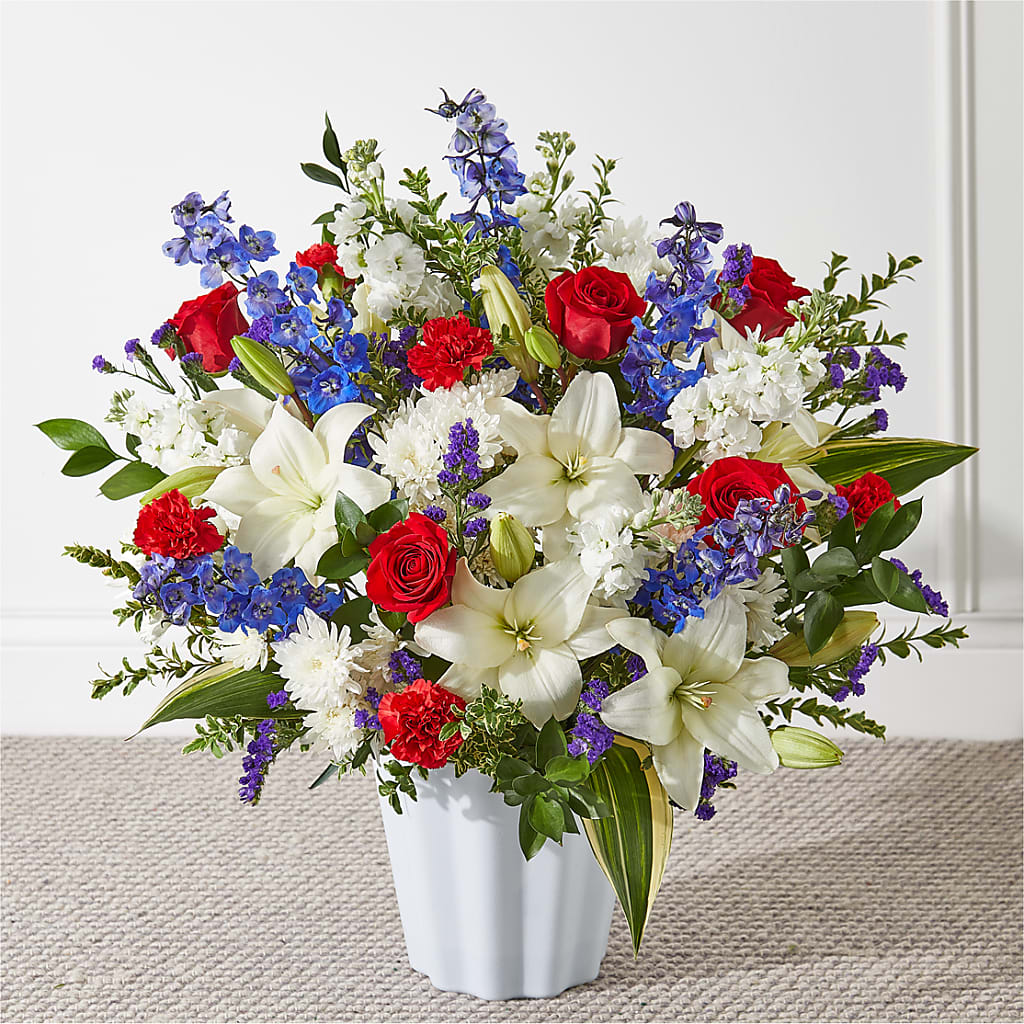 Consoled Floor Basket – Fleuriste Boucherville, Boucherville PQ