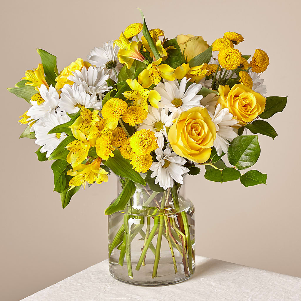Sunny Sentiments Bouquet – Fleuriste Boucherville, Boucherville PQ