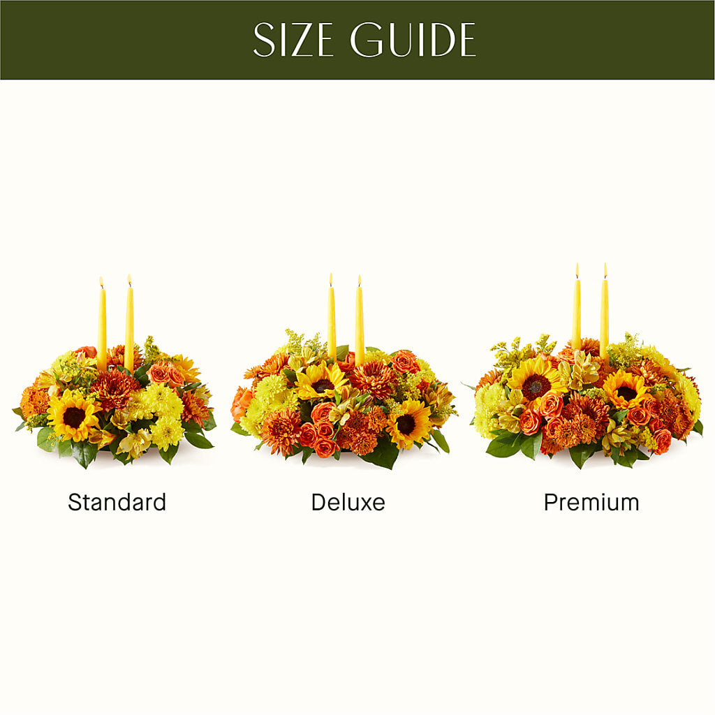 Autumn Harmony Centerpiece – Fleuriste Boucherville, Boucherville PQ