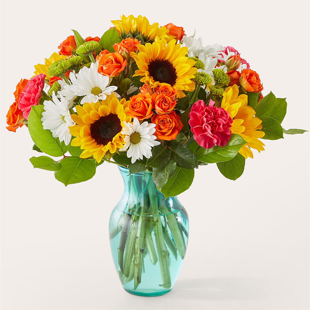 Sun-drenched Blooms Bouquet – Fleuriste Boucherville, Boucherville PQ