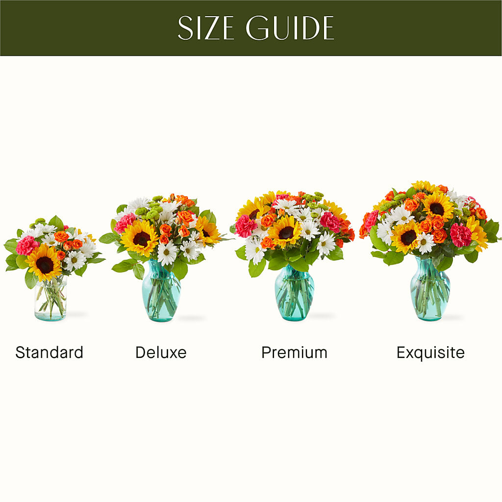 Sun-drenched Blooms Bouquet – Fleuriste Boucherville, Boucherville PQ