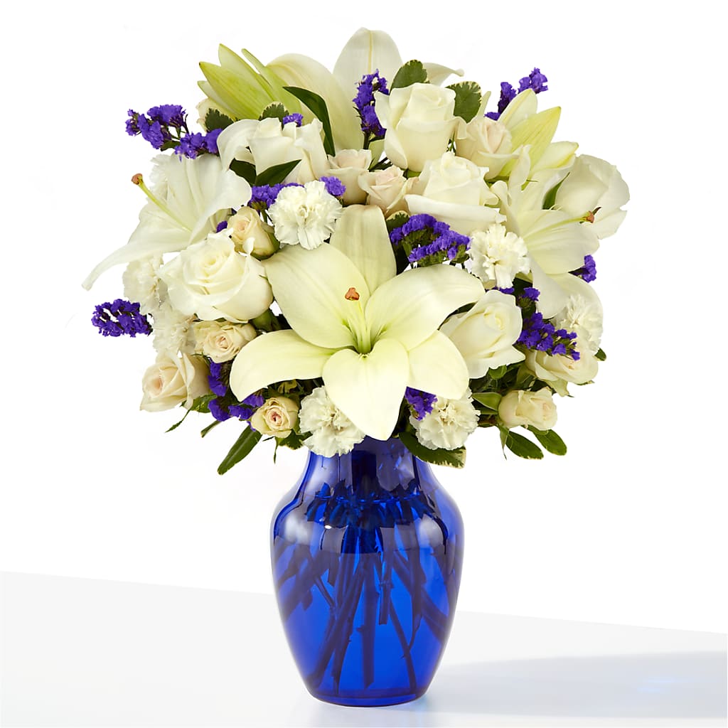 Sapphire Rush Bouquet – Fleuriste Boucherville, Boucherville PQ