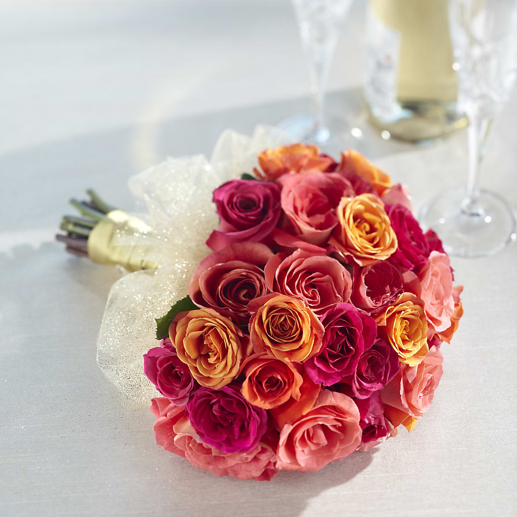 Sweet Roses Bouquet – Fleuriste Boucherville, Boucherville PQ
