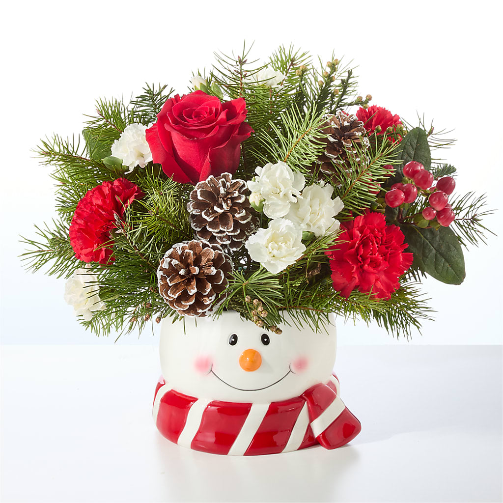 Jolly Snowman Bouquet –  Fleuriste Boucherville, Boucherville PQ
