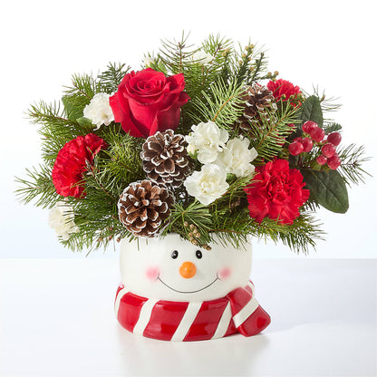 Jolly Snowman Bouquet –  Fleuriste Boucherville, Boucherville PQ