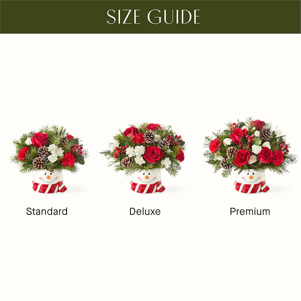 Jolly Snowman Bouquet –  Fleuriste Boucherville, Boucherville PQ