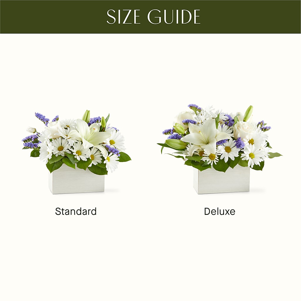 Beyond Blue Box Bouquet –  Fleuriste Boucherville, Boucherville PQ
