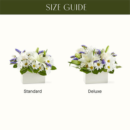 Beyond Blue Box Bouquet –  Fleuriste Boucherville, Boucherville PQ