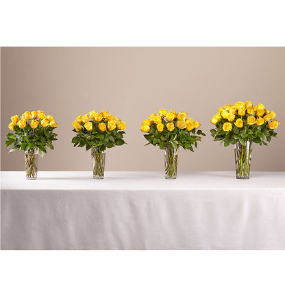 Long Stem Yellow Rose Bouquet –  Fleuriste Boucherville, Boucherville PQ