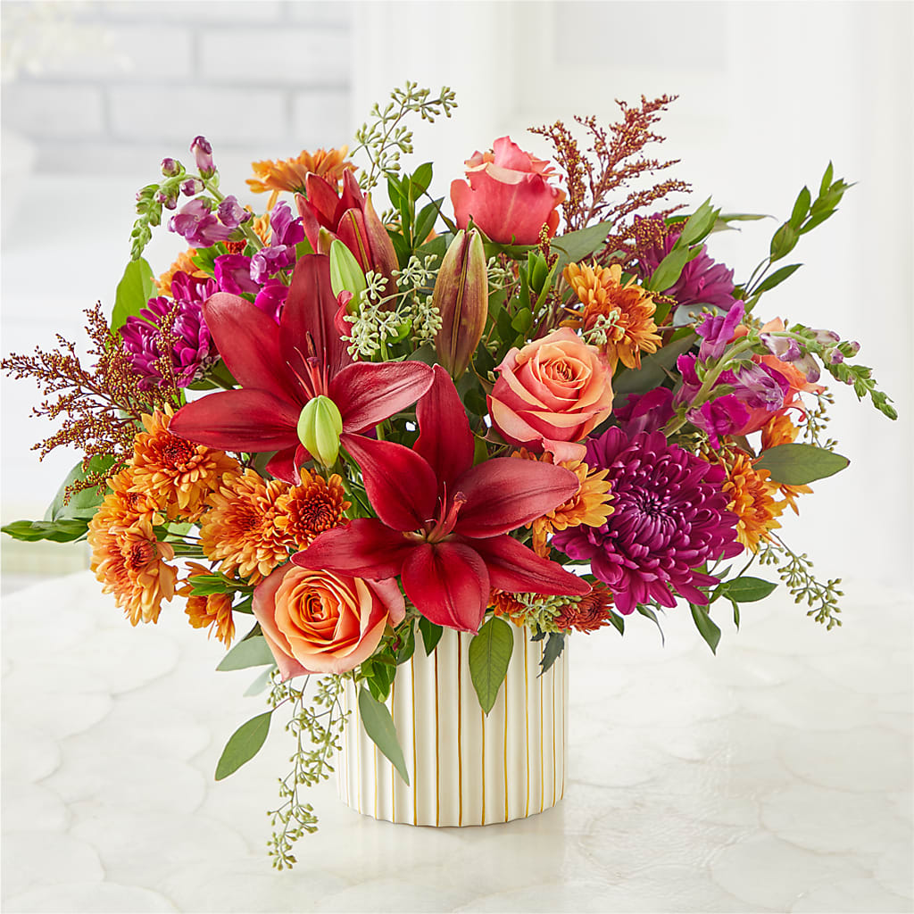 Burgundy Landscape Bouquet –  Fleuriste Boucherville, Boucherville PQ