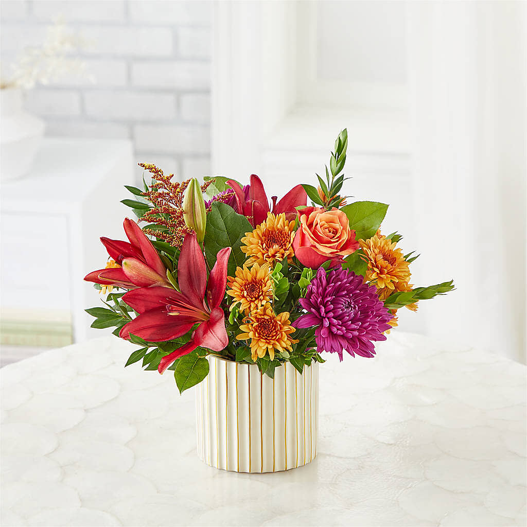 Burgundy Landscape Bouquet –  Fleuriste Boucherville, Boucherville PQ