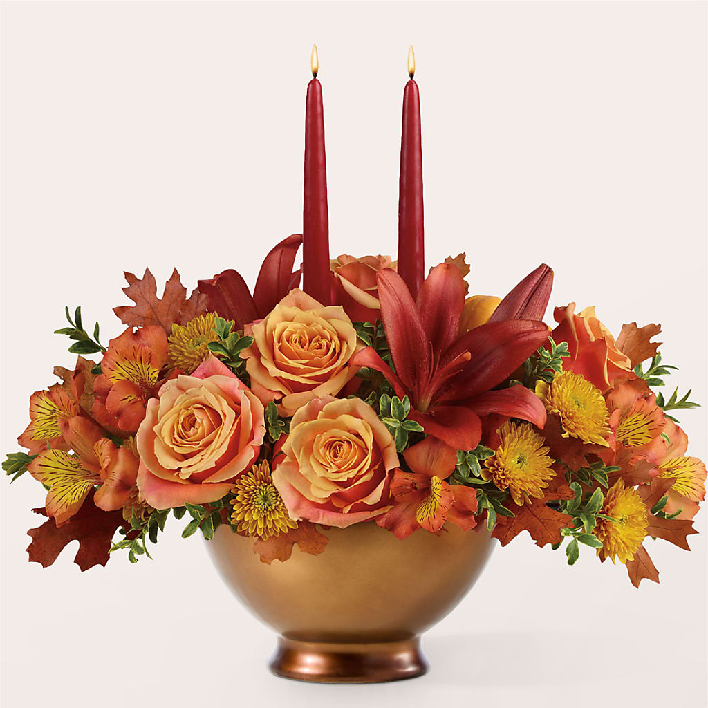 Harvest Table Centerpiece –  Fleuriste Boucherville, Boucherville PQ
