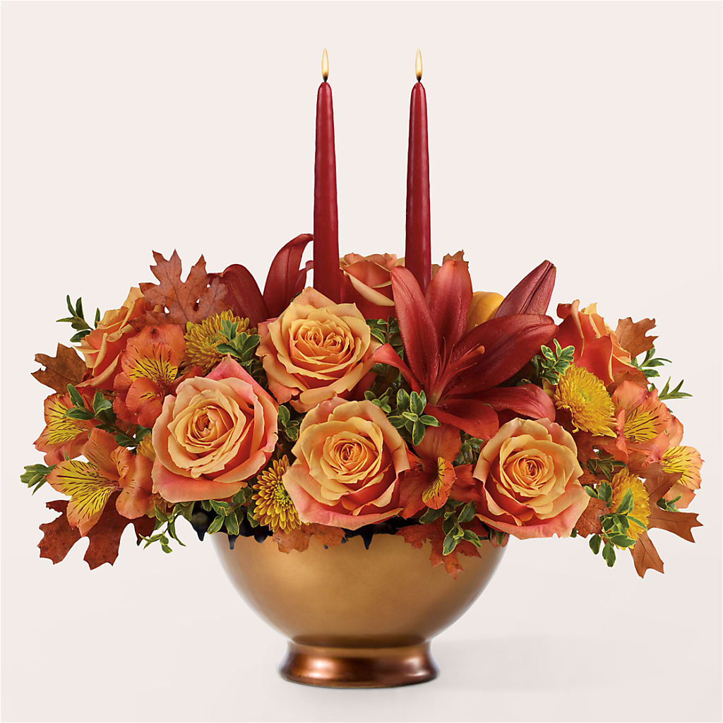 Harvest Table Centerpiece –  Fleuriste Boucherville, Boucherville PQ