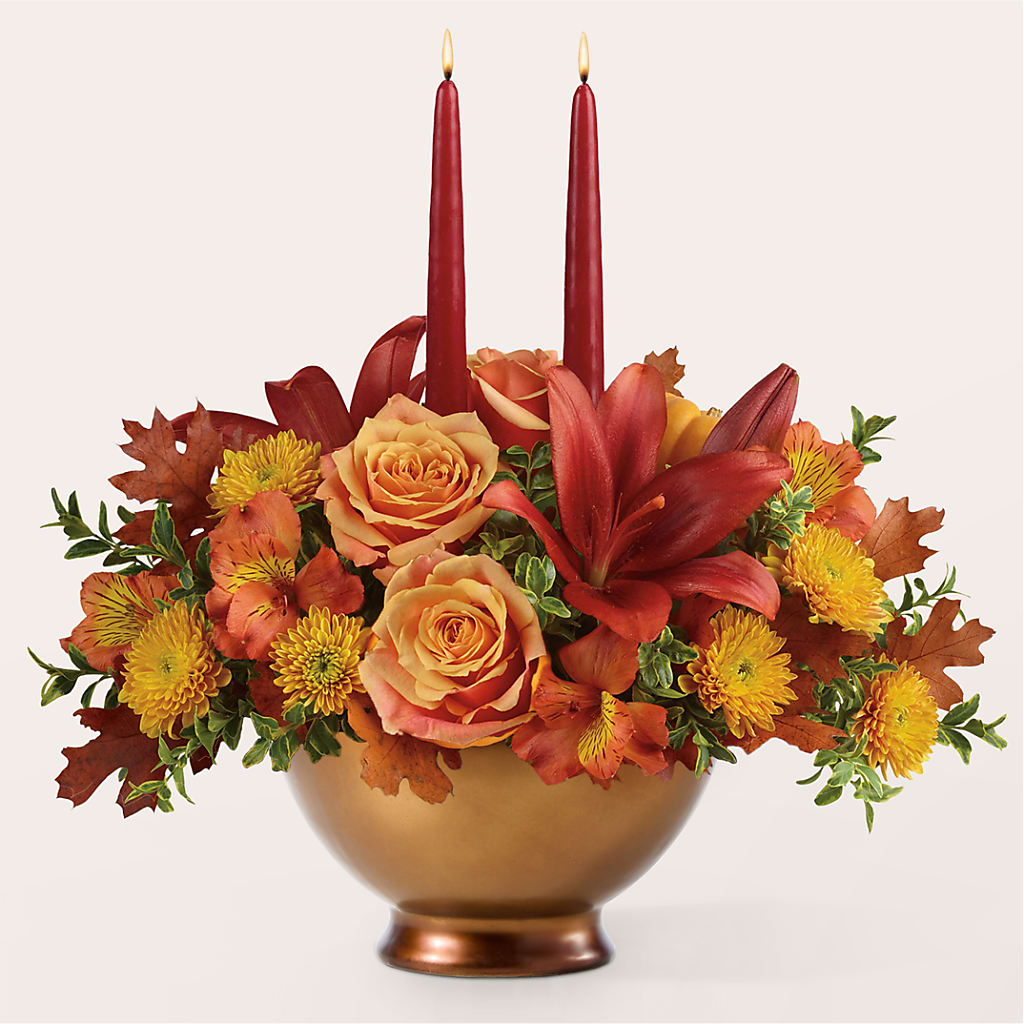 Harvest Table Centerpiece –  Fleuriste Boucherville, Boucherville PQ