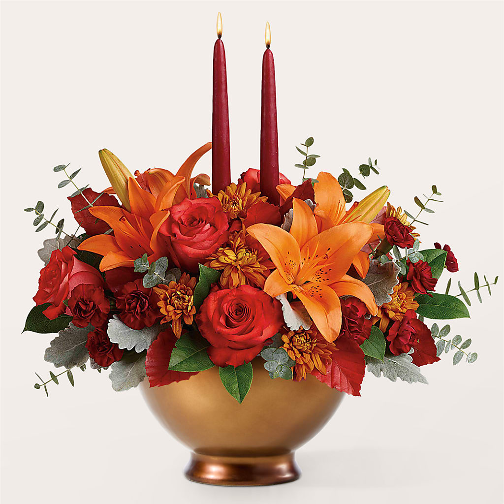 Fruits of Fall Centerpiece –  Fleuriste Boucherville, Boucherville PQ