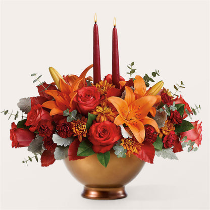 Fruits of Fall Centerpiece –  Fleuriste Boucherville, Boucherville PQ