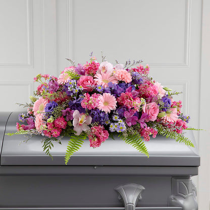 Glorious Garden Casket Spray –  Fleuriste Boucherville, Boucherville PQ