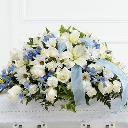 Tender Treasure Casket Spray –  Fleuriste Boucherville, Boucherville PQ