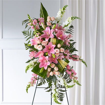 Elegant Embrace Standing Spray –  Fleuriste Boucherville, Boucherville PQ